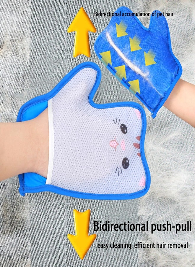Yehenarn Pet Hair Removal Glove for Dogs & Cats, 2PCS Upgraded Electrostatic Pet Hair Remover Gloves, Cute Pet Hair Removal Tool Ideal for Furniture, Car Seat, Clothes, Couch, Bed, Carpet - Image 5